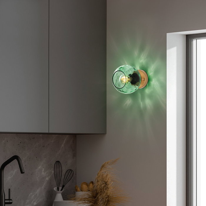 Opviq Benek - 15 - 14405 Lámpara de Pared Dorada